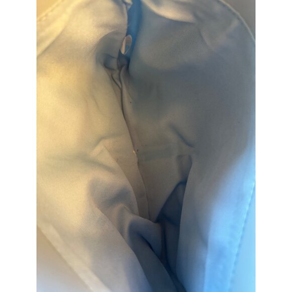 Mersi Light Blue Nylon Crossbody Bag With Adjustable Strap & Front Zipper Pocket - Picture 3 of 4